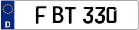 Truck License Plate
